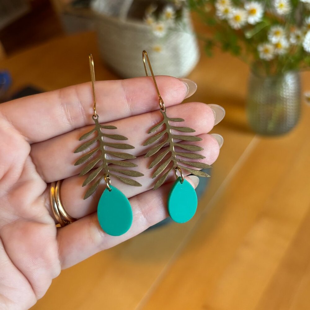 Cool girl earrings